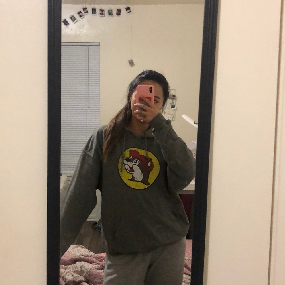 Buckees hoodie!!!! Super comfy and cute!